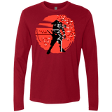 T-Shirts Cardinal / S Samurai Pixel Men's Premium Long Sleeve