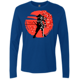 T-Shirts Royal / S Samurai Pixel Men's Premium Long Sleeve