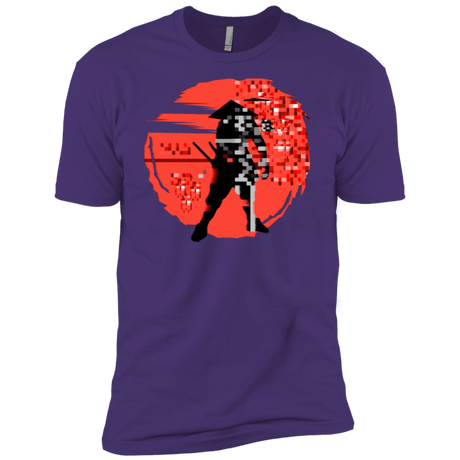 T-Shirts Purple Rush/ / X-Small Samurai Pixel Men's Premium T-Shirt