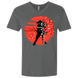 T-Shirts Heavy Metal / X-Small Samurai Pixel Men's Premium V-Neck