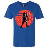 T-Shirts Royal / X-Small Samurai Pixel Men's Premium V-Neck