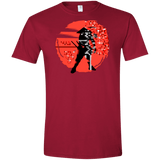 T-Shirts Cardinal Red / S Samurai Pixel Men's Semi-Fitted Softstyle