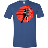 T-Shirts Heather Royal / X-Small Samurai Pixel Men's Semi-Fitted Softstyle