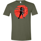 T-Shirts Military Green / S Samurai Pixel Men's Semi-Fitted Softstyle