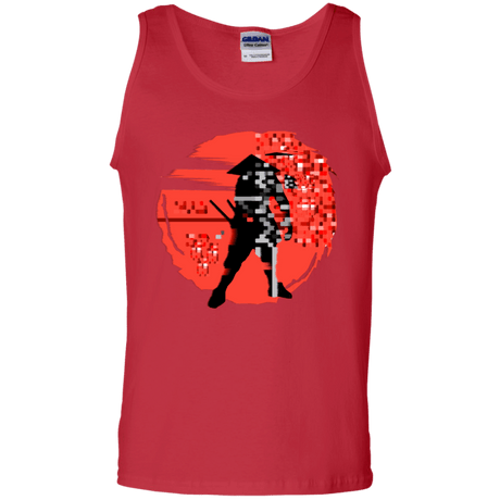 T-Shirts Red / S Samurai Pixel Men's Tank Top