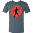 T-Shirts Indigo / S Samurai Pixel Men's Triblend T-Shirt