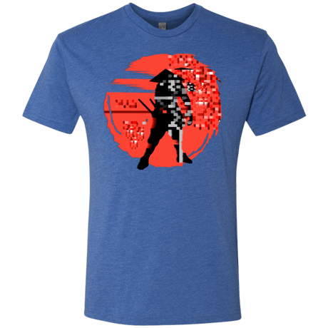 T-Shirts Vintage Royal / S Samurai Pixel Men's Triblend T-Shirt