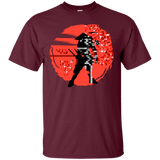 T-Shirts Maroon / S Samurai Pixel T-Shirt