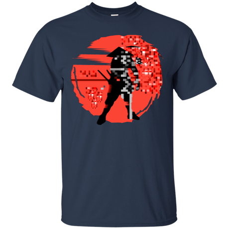 T-Shirts Navy / S Samurai Pixel T-Shirt