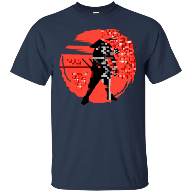 T-Shirts Navy / S Samurai Pixel T-Shirt