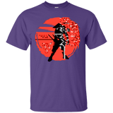 T-Shirts Purple / S Samurai Pixel T-Shirt