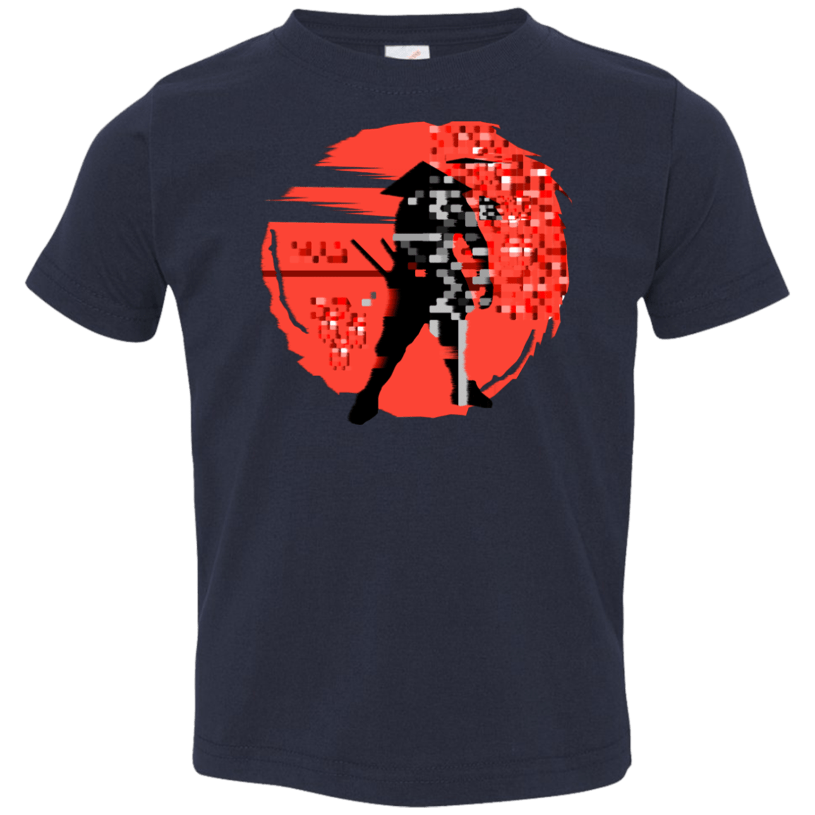 T-Shirts Navy / 2T Samurai Pixel Toddler Premium T-Shirt