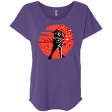 T-Shirts Purple Rush / X-Small Samurai Pixel Triblend Dolman Sleeve