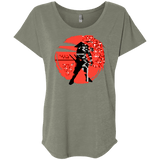 T-Shirts Venetian Grey / X-Small Samurai Pixel Triblend Dolman Sleeve