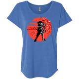 T-Shirts Vintage Royal / X-Small Samurai Pixel Triblend Dolman Sleeve