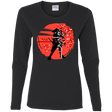 T-Shirts Black / S Samurai Pixel Women's Long Sleeve T-Shirt