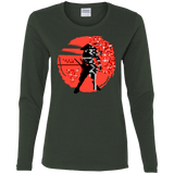 T-Shirts Forest / S Samurai Pixel Women's Long Sleeve T-Shirt