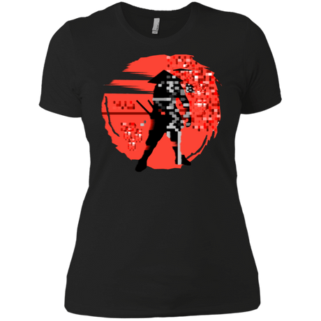 T-Shirts Black / X-Small Samurai Pixel Women's Premium T-Shirt