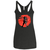T-Shirts Vintage Black / X-Small Samurai Pixel Women's Triblend Racerback Tank
