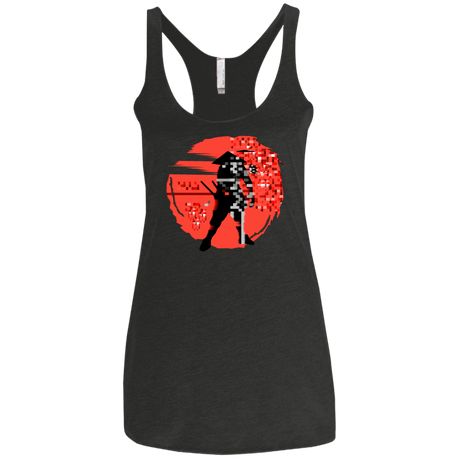 T-Shirts Vintage Black / X-Small Samurai Pixel Women's Triblend Racerback Tank