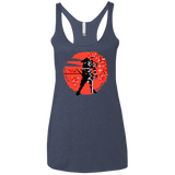 T-Shirts Vintage Navy / X-Small Samurai Pixel Women's Triblend Racerback Tank