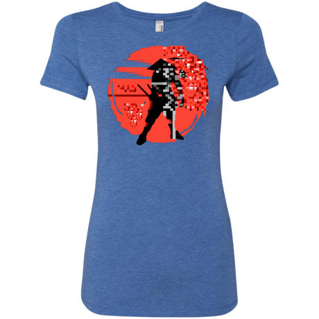 T-Shirts Vintage Royal / S Samurai Pixel Women's Triblend T-Shirt
