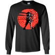 T-Shirts Black / YS Samurai Pixel Youth Long Sleeve T-Shirt