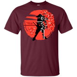 T-Shirts Maroon / YXS Samurai Pixel Youth T-Shirt