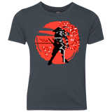 T-Shirts Vintage Navy / YXS Samurai Pixel Youth Triblend T-Shirt