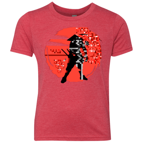 T-Shirts Vintage Red / YXS Samurai Pixel Youth Triblend T-Shirt