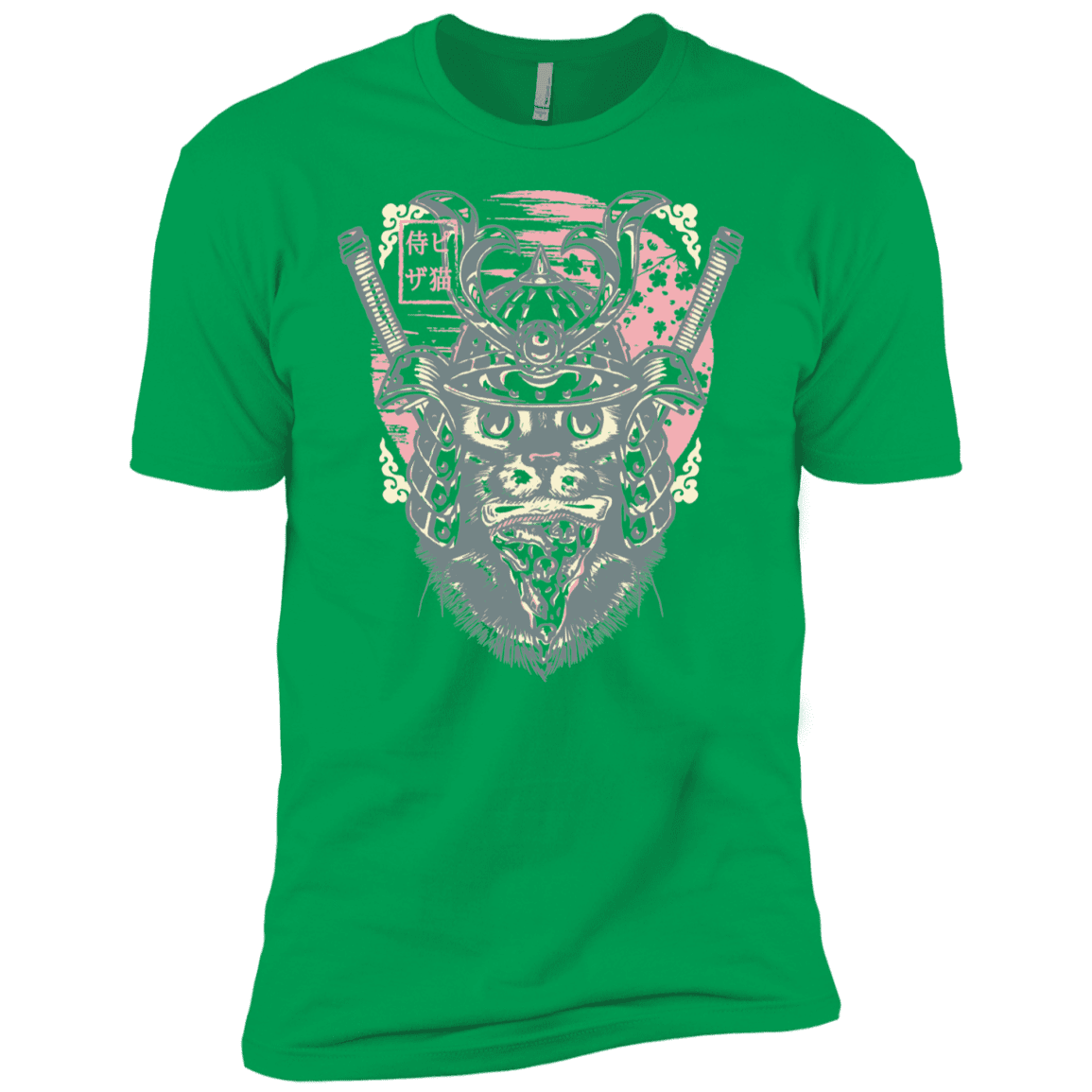 T-Shirts Kelly Green / YXS Samurai Pizza Cat Boys Premium T-Shirt
