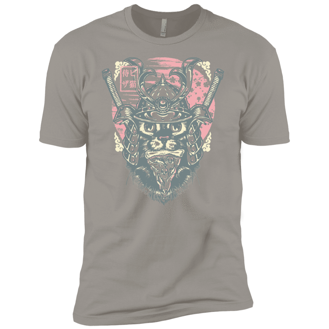 T-Shirts Light Grey / YXS Samurai Pizza Cat Boys Premium T-Shirt
