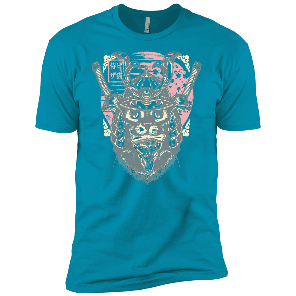 T-Shirts Turquoise / YXS Samurai Pizza Cat Boys Premium T-Shirt