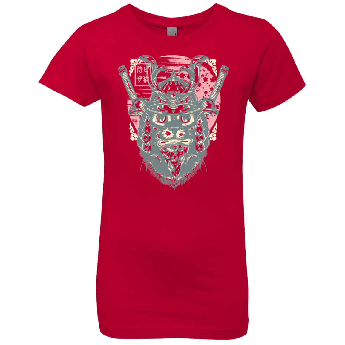T-Shirts Red / YXS Samurai Pizza Cat Girls Premium T-Shirt