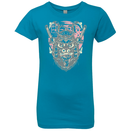 T-Shirts Turquoise / YXS Samurai Pizza Cat Girls Premium T-Shirt