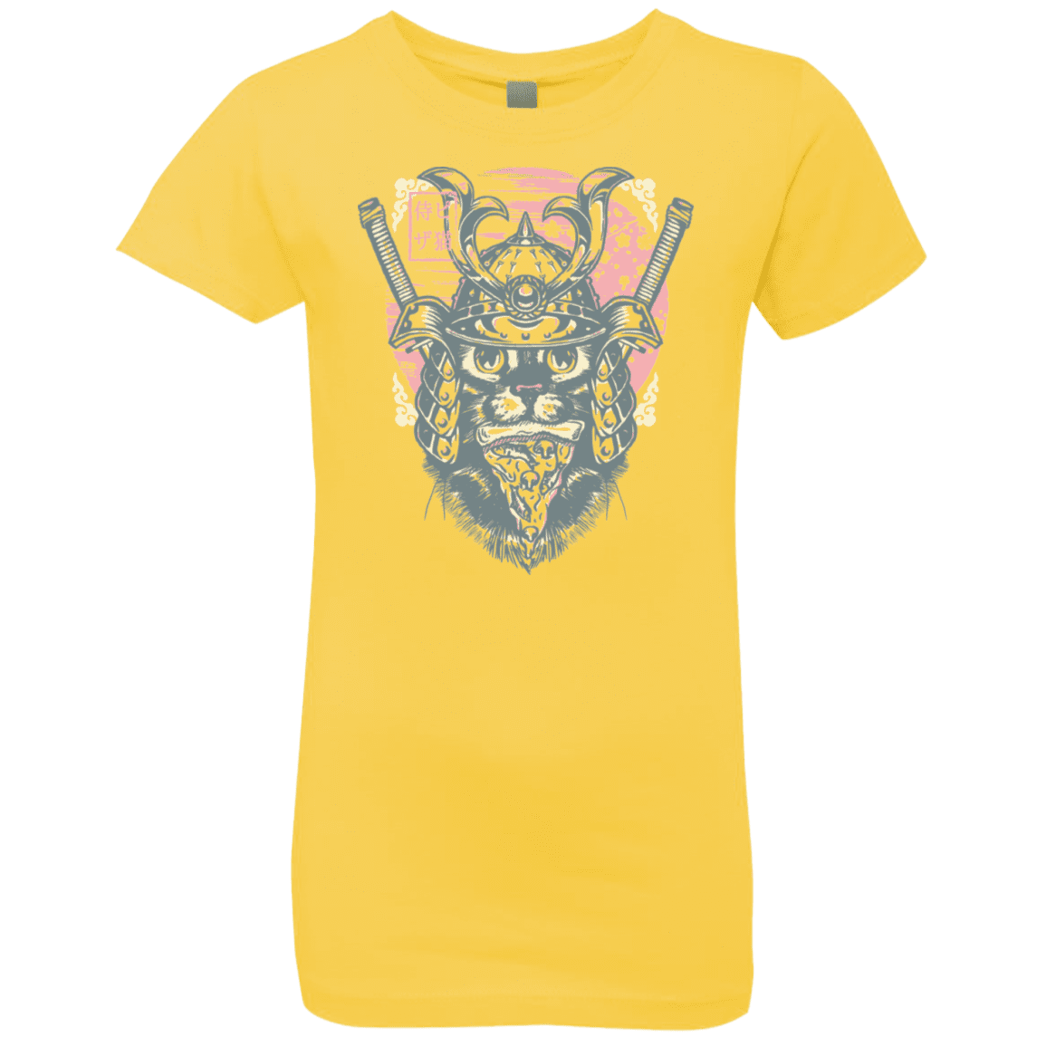 T-Shirts Vibrant Yellow / YXS Samurai Pizza Cat Girls Premium T-Shirt