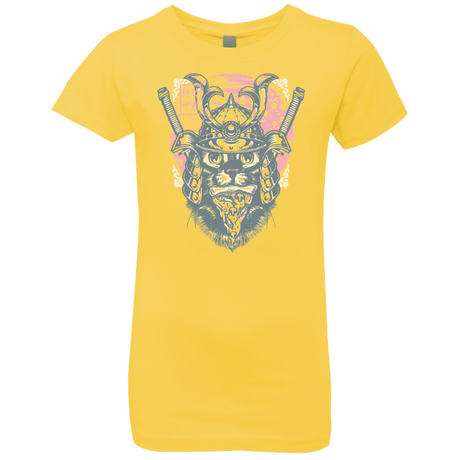 T-Shirts Vibrant Yellow / YXS Samurai Pizza Cat Girls Premium T-Shirt