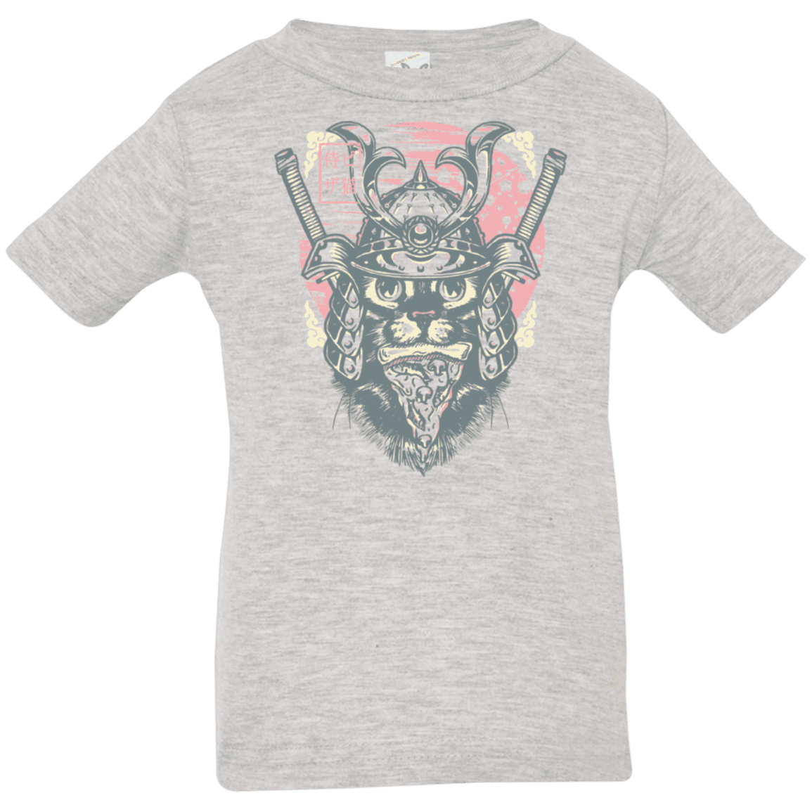 T-Shirts Heather Grey / 6 Months Samurai Pizza Cat Infant Premium T-Shirt