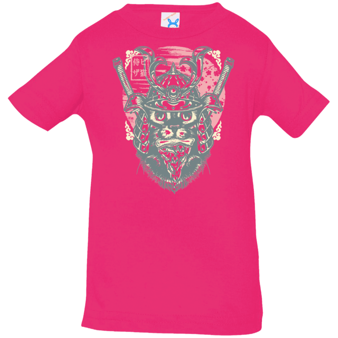 T-Shirts Hot Pink / 6 Months Samurai Pizza Cat Infant Premium T-Shirt