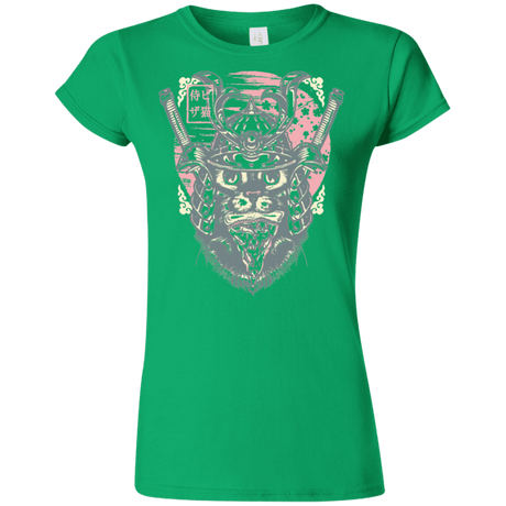 T-Shirts Irish Green / S Samurai Pizza Cat Junior Slimmer-Fit T-Shirt