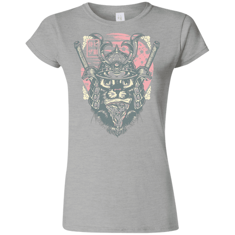 T-Shirts Sport Grey / S Samurai Pizza Cat Junior Slimmer-Fit T-Shirt