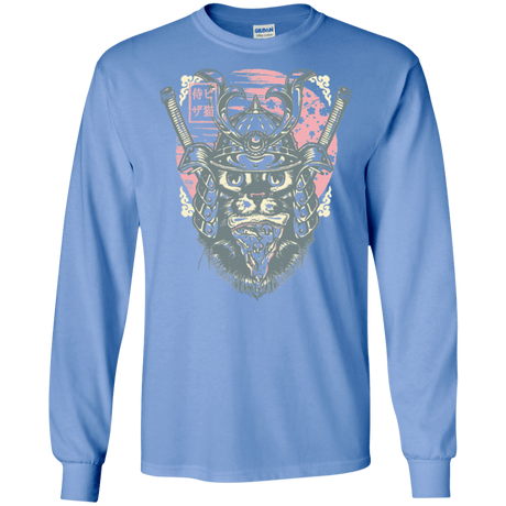 T-Shirts Carolina Blue / S Samurai Pizza Cat Men's Long Sleeve T-Shirt