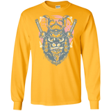 T-Shirts Gold / S Samurai Pizza Cat Men's Long Sleeve T-Shirt