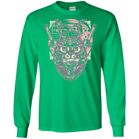 T-Shirts Irish Green / S Samurai Pizza Cat Men's Long Sleeve T-Shirt