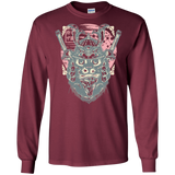 T-Shirts Maroon / S Samurai Pizza Cat Men's Long Sleeve T-Shirt
