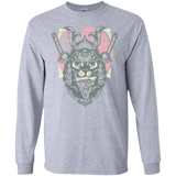 T-Shirts Sport Grey / S Samurai Pizza Cat Men's Long Sleeve T-Shirt