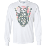 T-Shirts White / S Samurai Pizza Cat Men's Long Sleeve T-Shirt