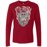 T-Shirts Cardinal / S Samurai Pizza Cat Men's Premium Long Sleeve