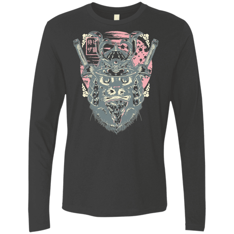 T-Shirts Heavy Metal / S Samurai Pizza Cat Men's Premium Long Sleeve