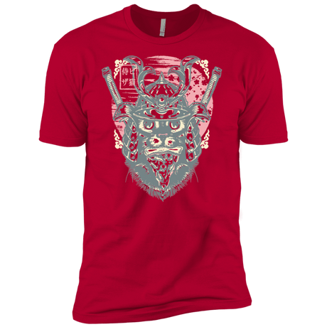 T-Shirts Red / X-Small Samurai Pizza Cat Men's Premium T-Shirt